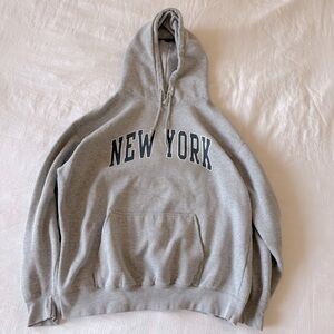 J Galt Christy New York Hoodie in Heather Grey